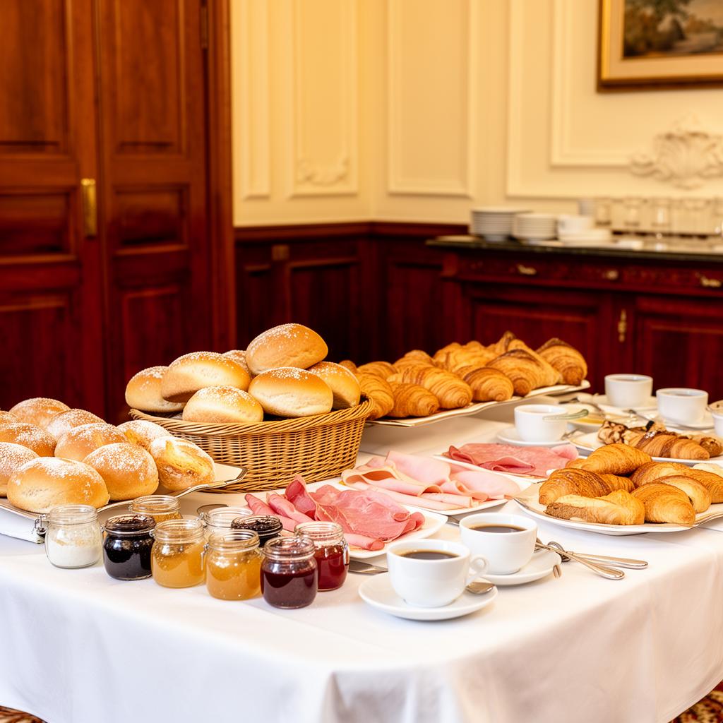 Frühstücksraum im Hotel Jäger